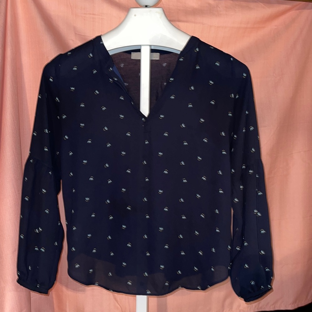 Loft floral blouse
